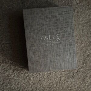 Zales Silver and Gold Heart Necklace